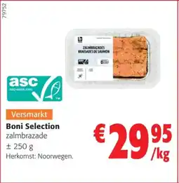 Colruyt Boni Selection zalmbrazade aanbieding