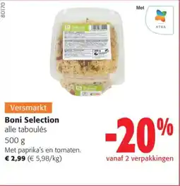 Colruyt Boni Selection Met paprika's en tomaten aanbieding