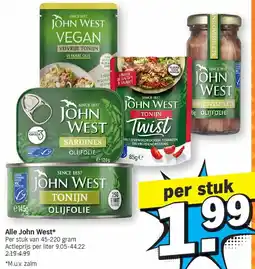 Albert Heijn Alle John West aanbieding