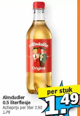 Albert Heijn Almdudler 0.5 literflesje aanbieding