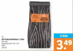Albert Heijn AH Kokosbriketten 3 kilo aanbieding