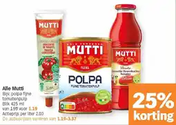Albert Heijn Alle Mutti aanbieding