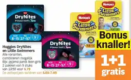 Albert Heijn Huggies DryNites en Little Swimmers aanbieding