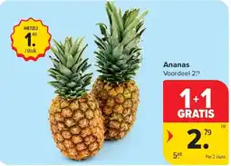 Carrefour Ananas aanbieding