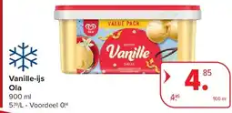 Carrefour Vanille-ijs Ola aanbieding