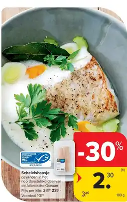 Carrefour Schelvishaasje aanbieding