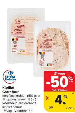 Carrefour Kipfi let Carrefour aanbieding