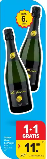 Carrefour Spanje Cava La Pasión aanbieding