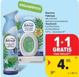 Carrefour Gamma Febreze aanbieding