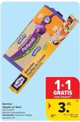 Carrefour Gamma Toppits en Swirl aanbieding