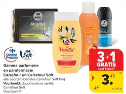 Carrefour Gamma parfumerie en parafarmacie Carrefour en Carrefour Soft aanbieding