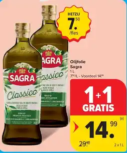 Carrefour Olijfolie Sagra aanbieding