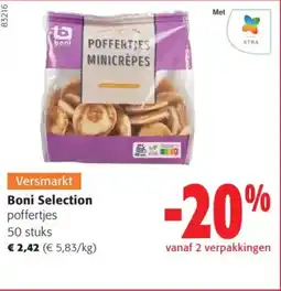 Colruyt Boni Selection poffertjes aanbieding