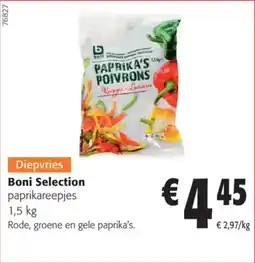 Colruyt Boni Selection paprikareepjes aanbieding