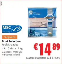 Colruyt Boni Selection koolvishaasjes aanbieding