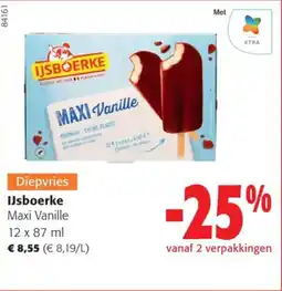 Colruyt Ijsboerke Maxi Vanille aanbieding