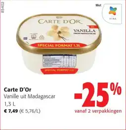 Colruyt Carte D'Or Vanille uit Madagascar aanbieding