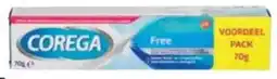 Colruyt Corega Kleefcrème voor de gebitsprothese Free aanbieding