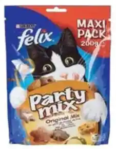 Colruyt Purina FelixParty Mix Original Mix Kip, lever & kalkoensmaak aanbieding