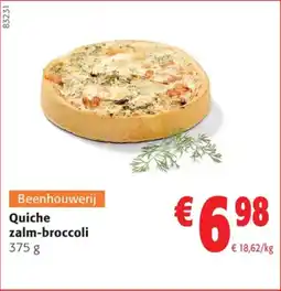 Colruyt Quiche zalm broccoli aanbieding