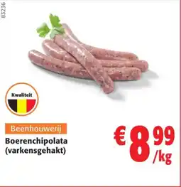 Colruyt Boerenchipolata aanbieding