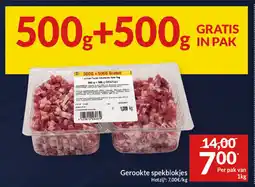 Intermarché Gerookte spekblokjes aanbieding