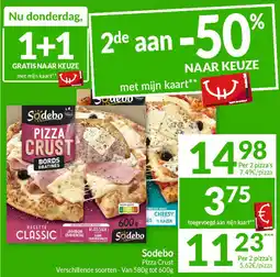 Intermarché Sodebo Pizza Crust aanbieding