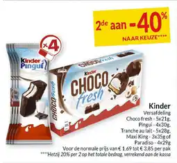 Intermarché Kinder aanbieding
