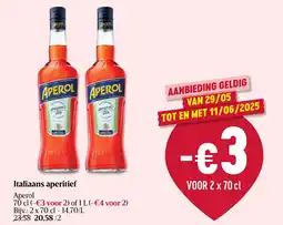 Delhaize Italiaans aperitief aanbieding
