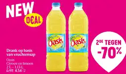 Delhaize Drank op basis van vruchtensap aanbieding