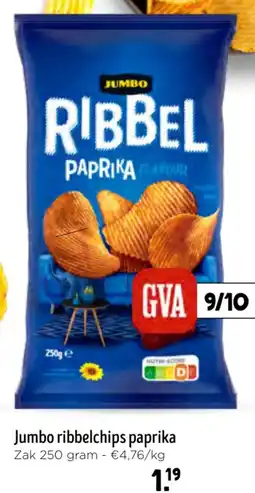 Jumbo Jumbo ribbelchips paprika aanbieding