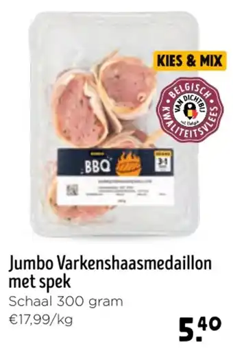 Jumbo Jumbo Varkenshaasmedaillon met spek aanbieding