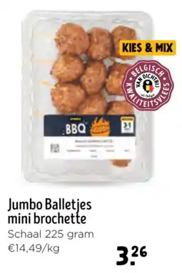 Jumbo Jumbo Balletjes mini brochette aanbieding