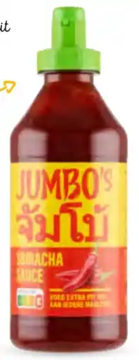 Jumbo Jumbo's sriracha saus aanbieding