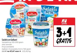 Jumbo Salakis en Galbani aanbieding