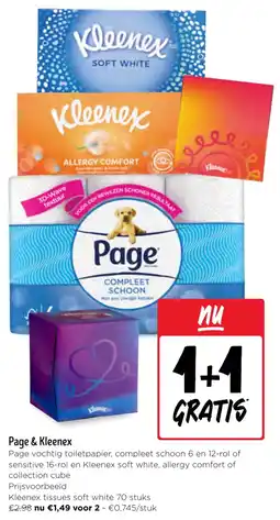 Jumbo Page & Kleenex aanbieding