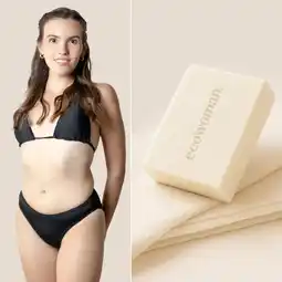 Decathlon Klassieke Menstruatie bikini meisje+natuurlijke vlekverwijderaarzeep aanbieding