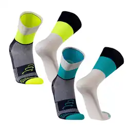 Decathlon Compressiekousen hardlopen lichtgewicht marathon padel sportsokken heren dames aanbieding