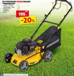 Hubo Powerplus EG POWEG60220 benzine grasmaaier zelftrekkend 132cc 41cm aanbieding