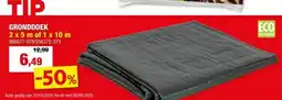 Hubo Garden Plus Anti-worteldoek 10x1 m 90g/m² zwart aanbieding