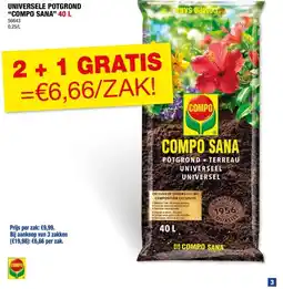 Compo universele potgrond 40l