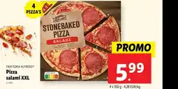 Lidl Pizza salami XXL aanbieding