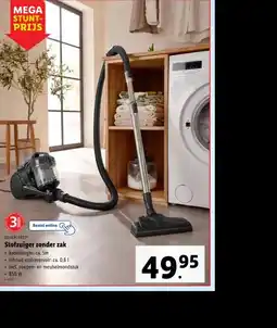 Lidl Stofzuiger zonder zak kabellengte aanbieding