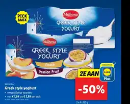 Lidl Greek style yoghurt aanbieding