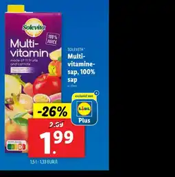 Lidl Multi- vitamine-sap, 100% sap aanbieding