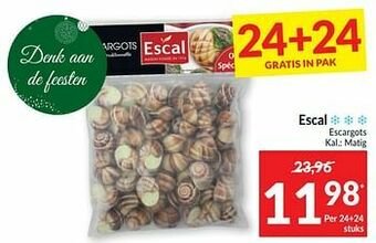 Intermarché Escal escargots aanbieding