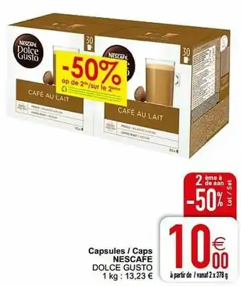 Cora Capsules - caps nescafe dolce gusto aanbieding