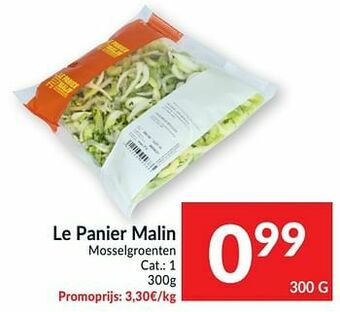 Intermarché Le panier malin mosselgroenten aanbieding