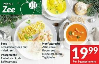 Intermarché Menu zee aanbieding