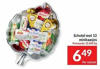Intermarché Schotel met 12 minikaasjes aanbieding